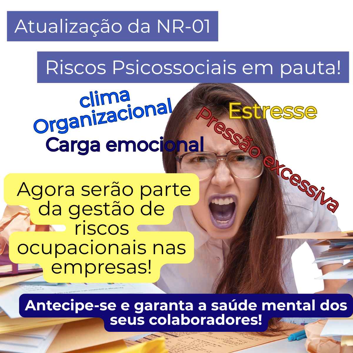 Nova NR-01: Prepare sua empresa para os Riscos Psicossociais!